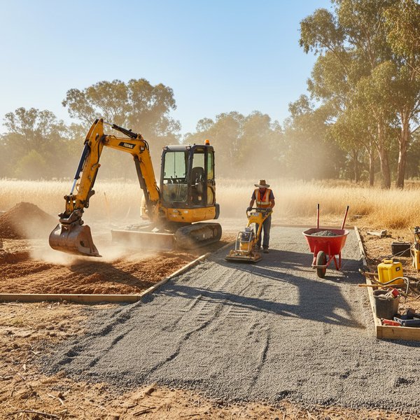 A concrete driveway slab that takes daily loads without sinking or shifting - Concrete Driveways Adelaide
