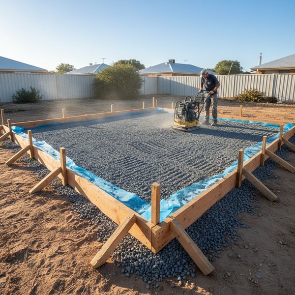 Concrete Slabs - Steel reinforcement and pre-pour checks by concrete slab contractors Adelaide in Adelaide